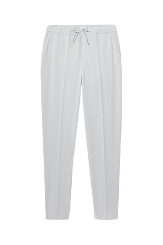 Pantalon relax - Gris chiné