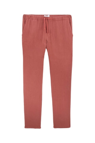 Pantalon large - Rose