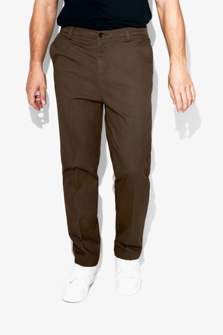 Pantalon large - Marron