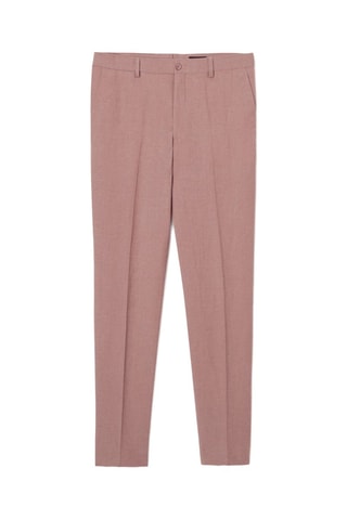 Pantalon en lin - Rose poudré