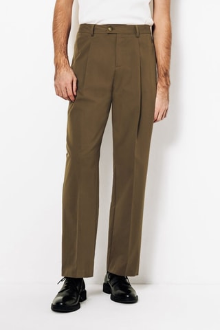 Pantalon large - Beige