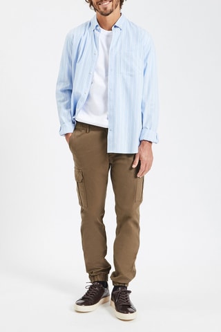 Pantalon cargo slim - Beige