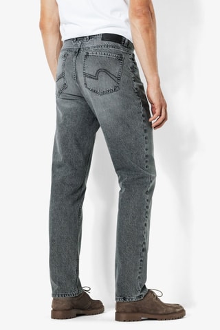 Jean straight - Gris foncé - Longueur 34