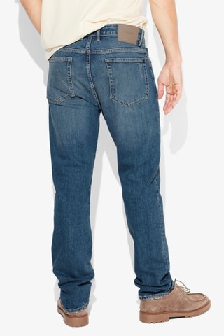 Jean straight - Bleu foncé - Longueur 34