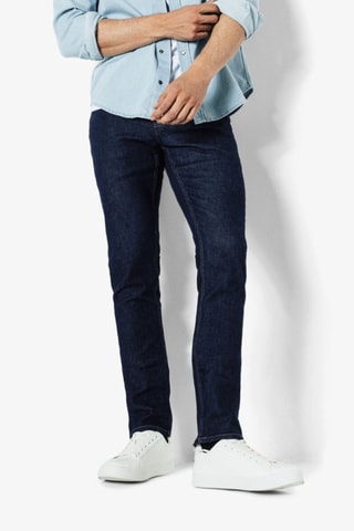Jean straight - Bleu foncé - Longueur 34