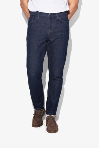 Jean ample - Bleu marine - Longueur 34