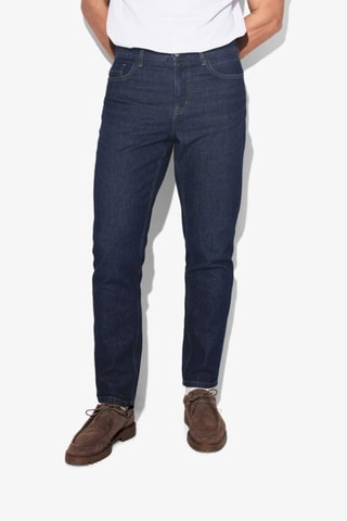 Jean ample - Bleu marine - Longueur 34