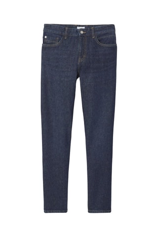 Jean ample - Bleu marine - Longueur 34