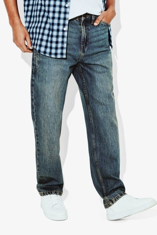 Jean loose - Bleu - Longueur 34