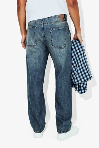 Jean loose - Bleu - Longueur 34