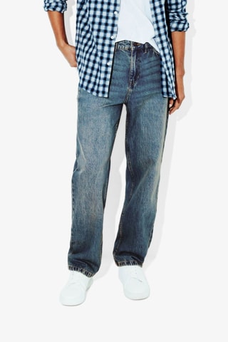 Jean loose - Bleu - Longueur 34