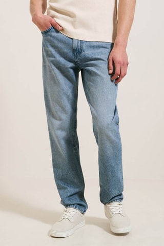 Jean straight - Ciel - Longueur 30