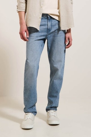 Jean straight - Ciel - Longueur 30