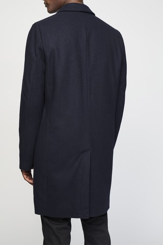 Manteau en laine - Bleu nuit