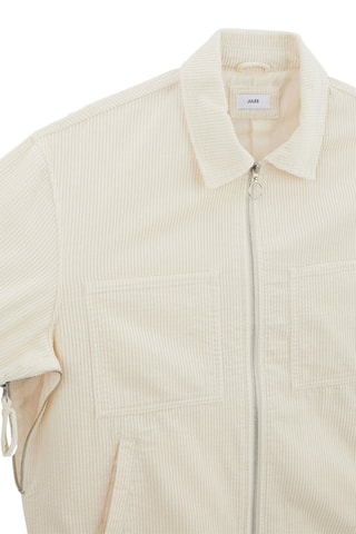 Veste regular en velours - Beige
