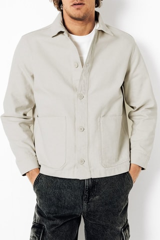 Veste en coton biologique - Ecru