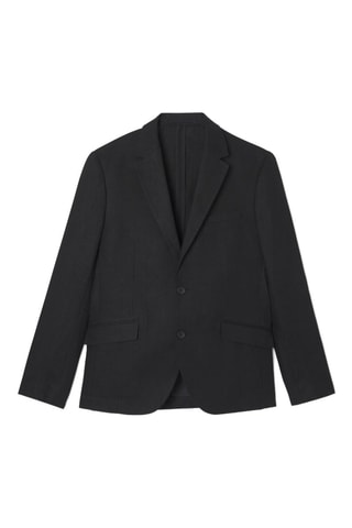 Veste de costume en lin - Noir