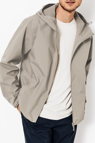 Coupe-vent à capuche - Beige