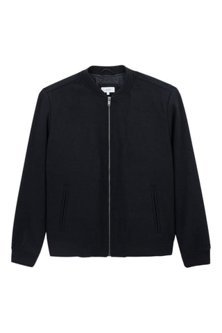 Blouson en laine - Bleu foncé