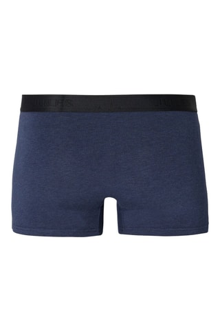 Boxer en coton biologique - Bleu foncé