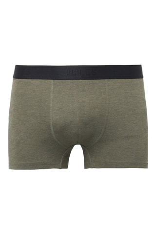 Boxer en coton biologique - Kaki chiné
