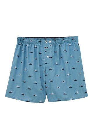 Coffret cadeau 3 caleçons - Gris et bleu