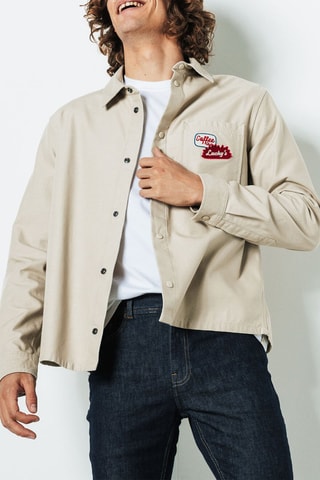 Surchemise regular - Ecru