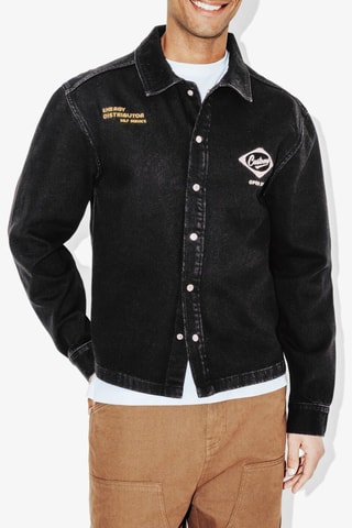 Surchemise en jean - Noir