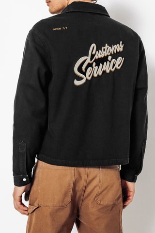 Surchemise en jean - Noir