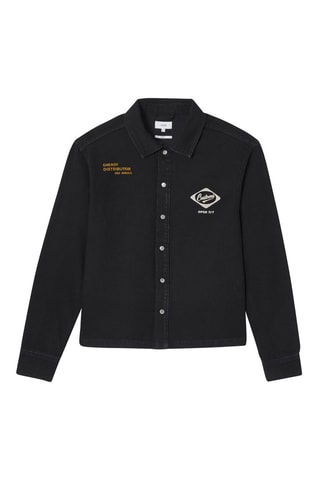Surchemise en jean - Noir