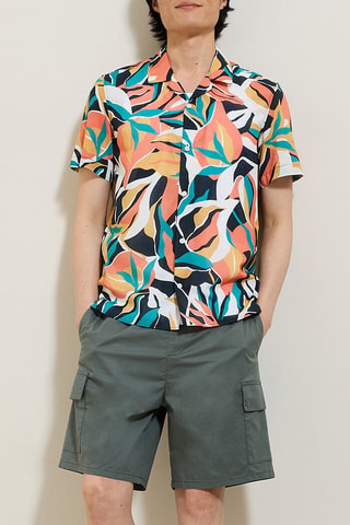 Chemisette hawaienne regular - Orange