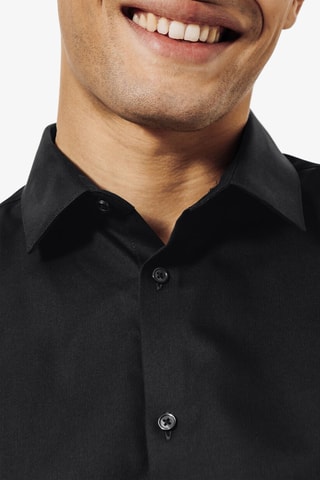 Chemise slim - Noir
