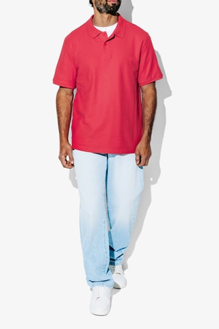 Polo regular - Rouge