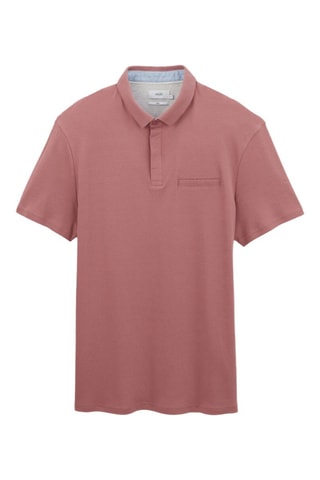 Polo slim en coton biologique - Bordeaux