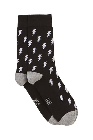 Chaussettes en coton biologique - Noir