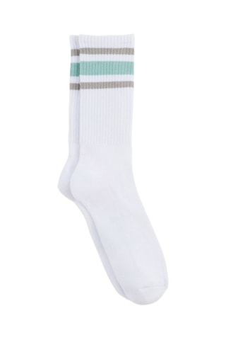 Chaussettes en coton biologique - Blanc