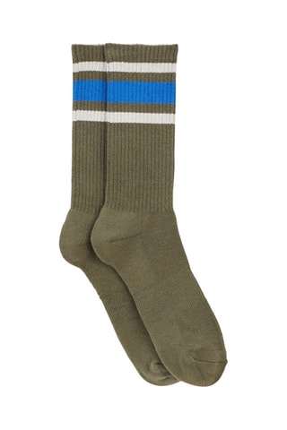Chaussettes en coton biologique - Kaki