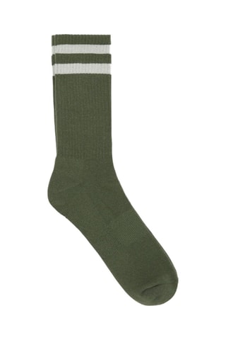 Chaussettes en coton biologique - Vert foncé
