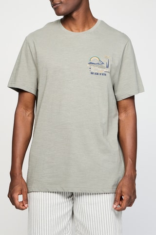 T-shirt Gris foncé chiné