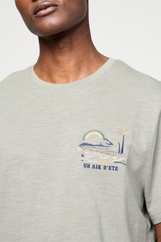 T-shirt Gris foncé chiné