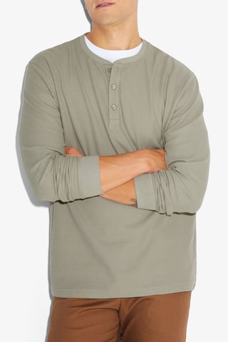 T-shirt regular en coton biologique - Kaki
