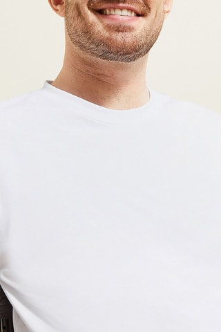 T-shirt regular en coton biologique - Blanc