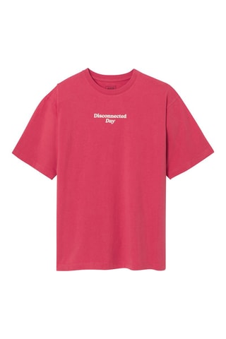 T-shirt relax - Rouge