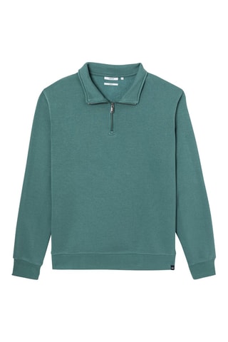 Sweat en coton biologique - Vert foncé