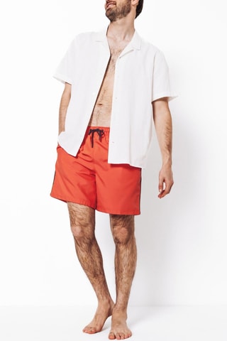 Short de bain - Rouge