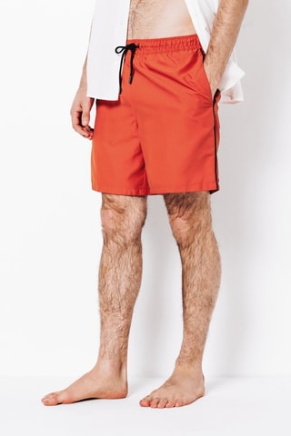 Short de bain - Rouge