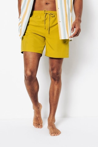Short de bain - Jaune