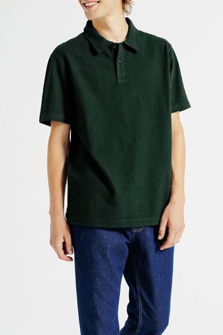 Polo en coton biologique - Vert
