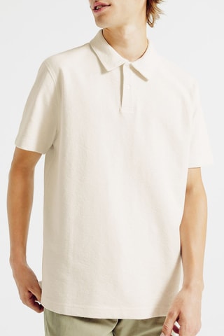 Polo en coton biologique - Blanc