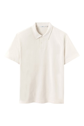 Polo en coton biologique - Blanc